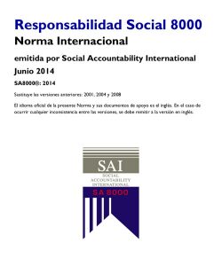 Norma SA8000 en español