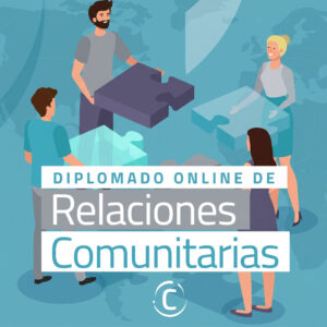 Insignia oficial del Diplomado en Diseño de Planes de Relacionamiento Comunitario de CapacitaRSE.
